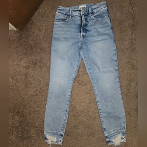 Good American Light Blue Skinny Jeans